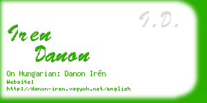 iren danon business card